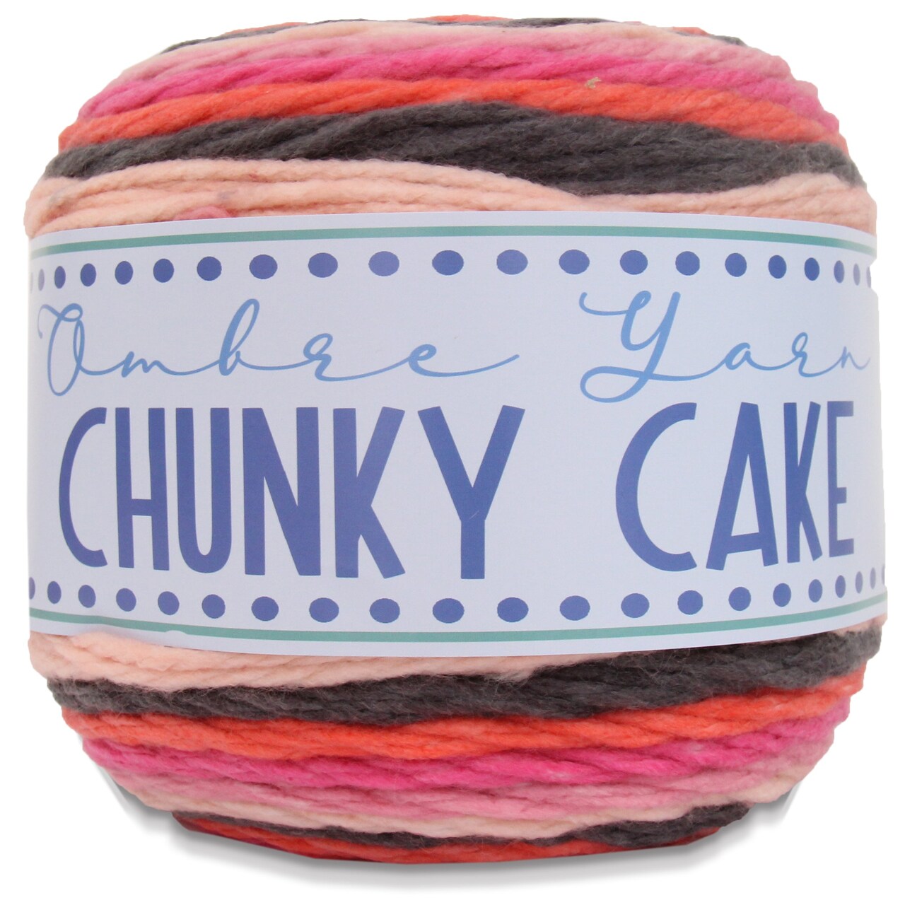 ThreadArt Super Bulky Chunky Yarn Cake #6, Big 300g / 316 Yards, 30 Ombre & Solid Color Options, Soft Knitting & Crochet Yarn